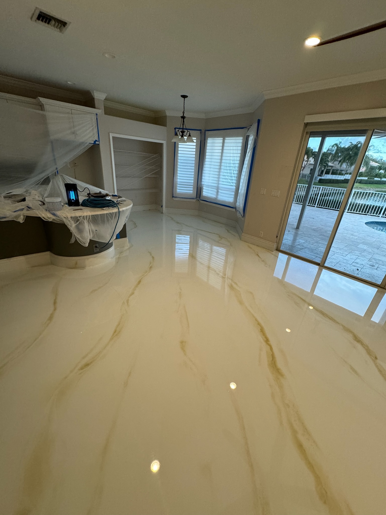 Custom epoxy design