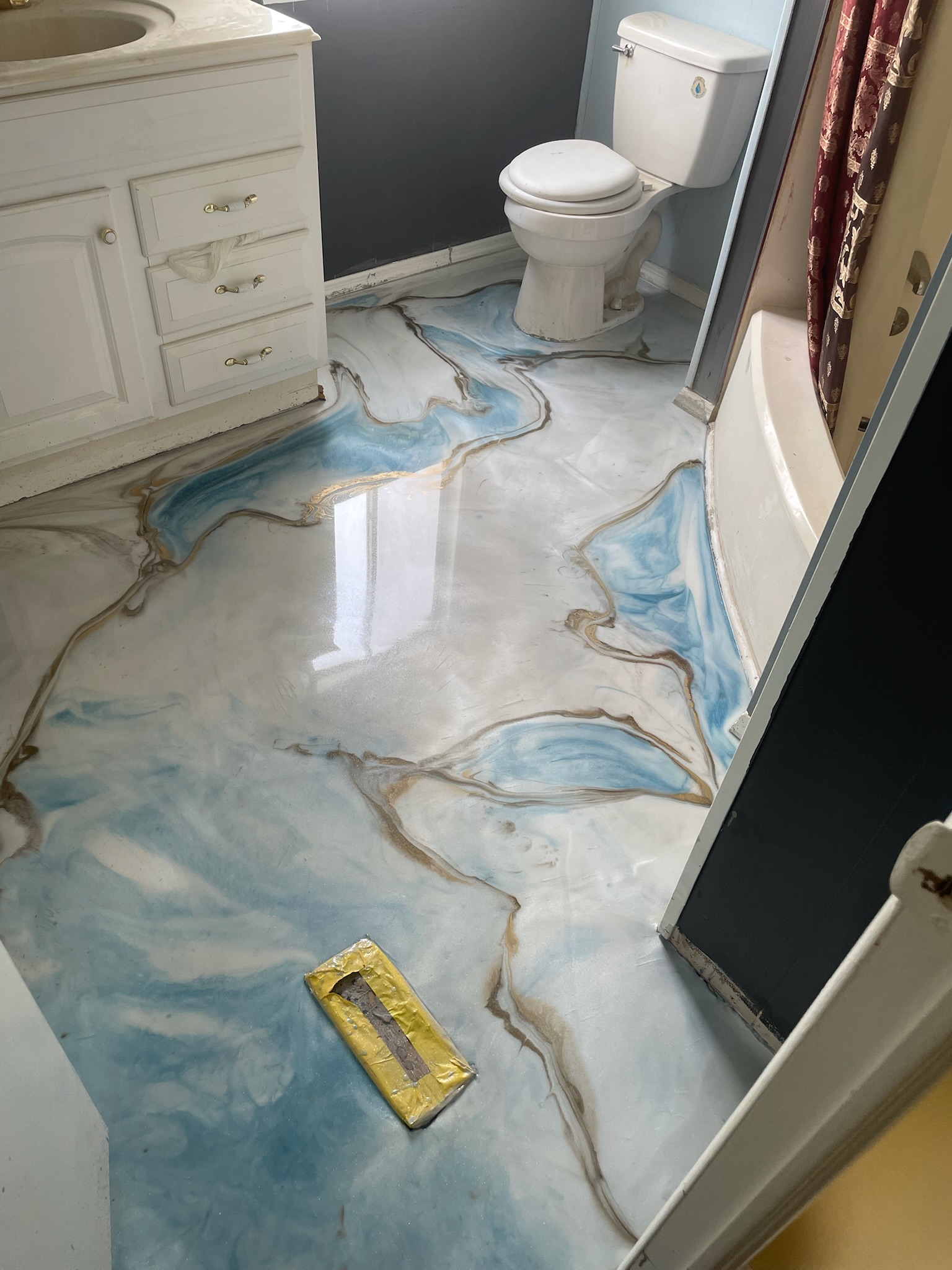 Before epoxy