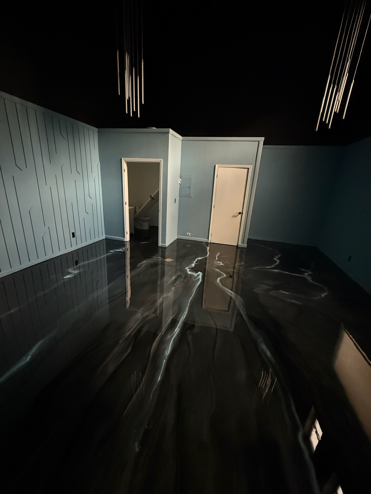Epoxy flooring installation