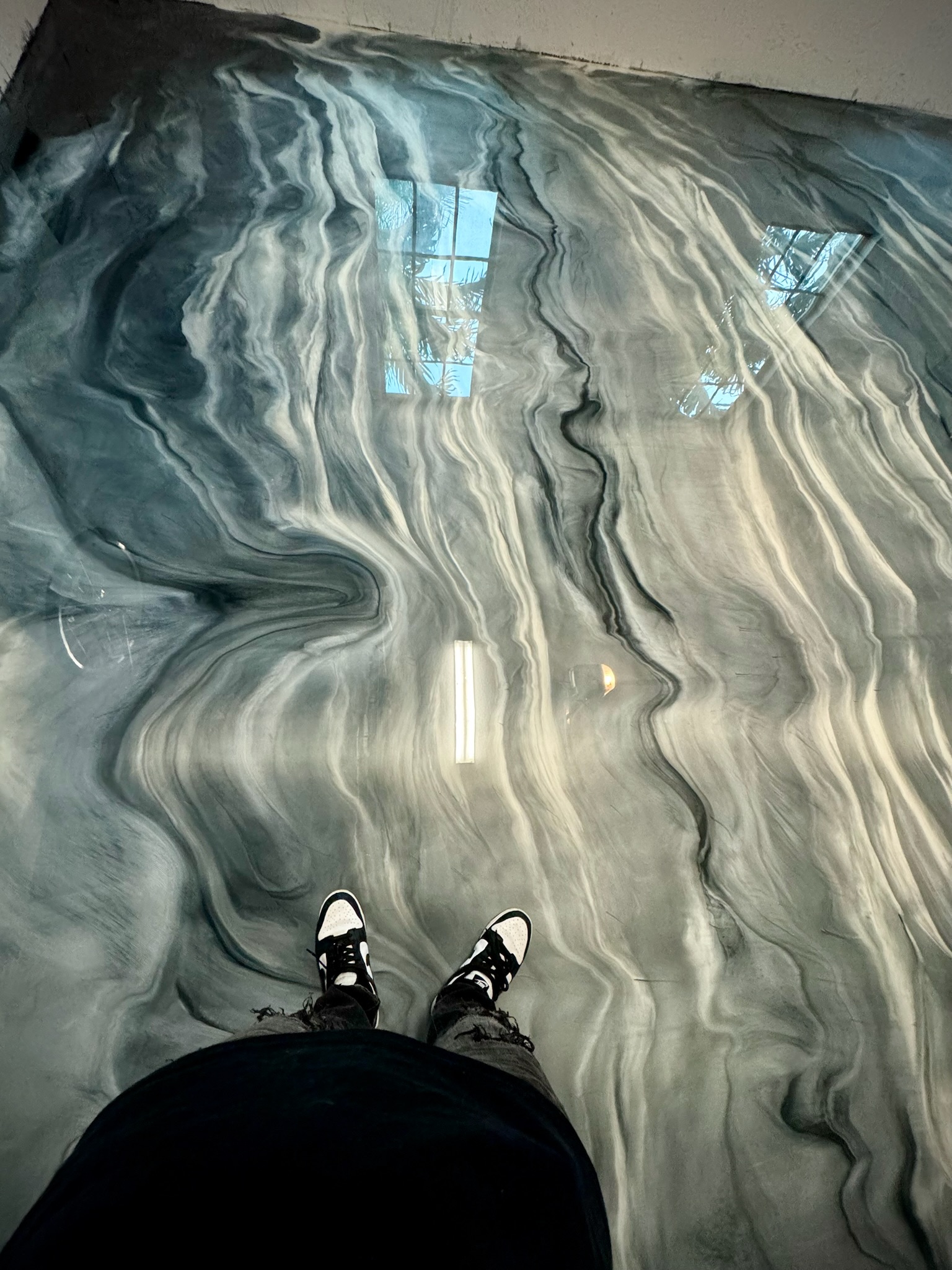 Custom epoxy installation