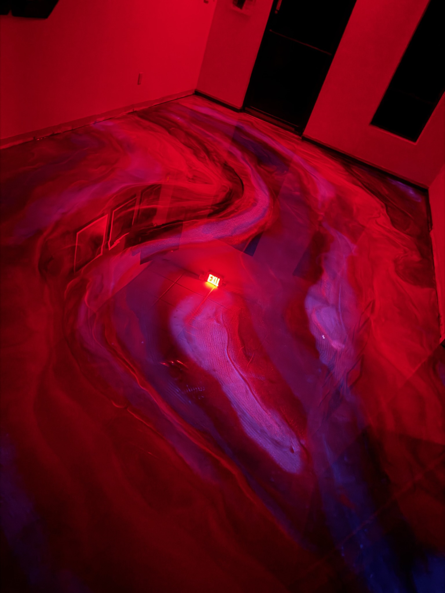 Metallic epoxy installation