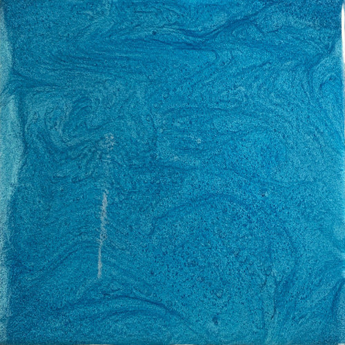 Ocean Blue metallic epoxy swatch
