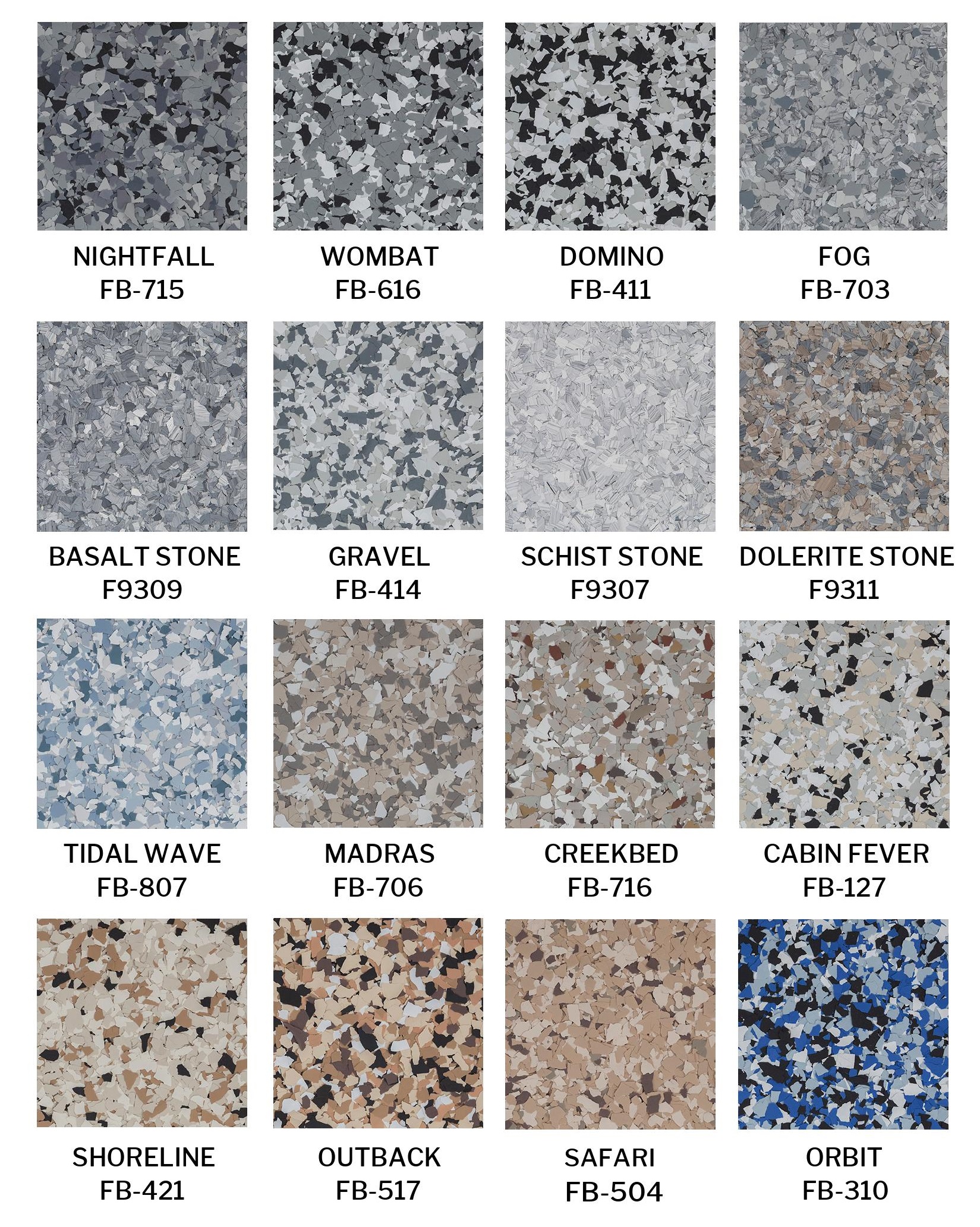 Color Options with Codes